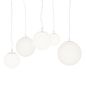 Preview: Maytoni Basic form Pendelleuchte, Hängeleuchte 5x E27 Weiss, matt 4099776029793