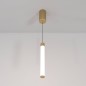 Preview: Maytoni Ray LED Pendelleuchte, Hängeleuchte 10W Gold-Farbe Warmweiss