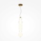 Preview: Maytoni Collar LED Pendelleuchte, Hängeleuchte 35W Gold-Farbe Warmweiss