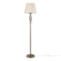 Preview: Maytoni Grace Stehleuchte, Stehlampe E14 Messing Beige Organza