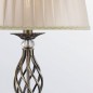 Preview: Maytoni Grace Stehleuchte, Stehlampe E14 Messing Beige Organza