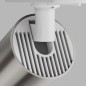 Preview: Maytoni Focus Stromschienenleuchte GU10 1-Phase System UNITY schwenkbar Weiss Silber