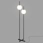 Preview: Maytoni The Sixth Sense LED Stehleuchte, Stehlampe 2x 12W Schwarz Warmweiss