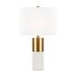 Preview: Maytoni Bianco Tischleuchte, Tischlampe E27 27cm Messing