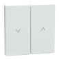Preview: Merten MEG3855-6035 Wippe für Rolladenschalter und -taster System Design lotosweiß glänzend