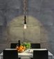 Preview: Näve E27 Pendelleuchte REGIA Ø12cm schwarz 114922