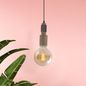 Preview: Näve E27 Pendelleuchte BENTO Ø5cm natur 141627