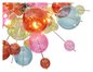 Preview: Näve LED Pendelleuchte EXPLOSION Ø65cm 280W bunt 7026461