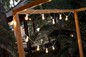Preview: NewGarden ALLEGRA LED Lichterkette weiss 8m für Garten und Balkon E27 Innen & Außen IP44