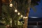 Preview: NewGarden AURORA LED Lichterkette Naturfaser 8m Schirmchen E12 Innen & Außen IP44