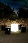 Preview: NewGarden CUBY 53 LED Garten-Leuchtwürfel, Beistelltisch + Abstellfläche 53cm E27 Innen & Außen IP65