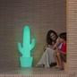 Preview: NewGarden KAKTUS 100 LED Kaktus Stehleuchte 100cm + RGB, Akku, Fernbedienung Innen & Außen IP65
