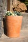 Preview: Newgarden GERBERA 33 Pflanzkübel groß rund ø32x39cm terrakotta 20L mit Wasserspeicher outdoor