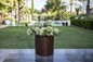 Preview: Newgarden HORTENSIA 40 Blumentopf, Kübel groß rund ø40x40cm bronze 40L mit Wasserspeicher outdoor
