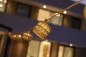 Preview: NewGarden ALBA LED Lichterkette Naturfaser 8m Schirmchen E12 Innen & Außen IP44