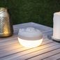 Preview: NewGarden BOMBILLA CHERRY LED Outdoor-Leuchthalbkugel, Solar, tragbar und magnetisch, dimmbar IP54