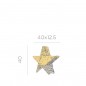 Preview: NewGarden SISINE STAR 40 LED Stern Deko-Leuchte ohne Kabel 40cm + Fernbedienung Innen & Außen IP54