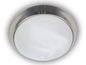 Preview: Niermann LED 12W Deckenleuchte Alabaster-Glas, Nickel matt, 35cm, warmweiss, Made in Germany