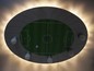 Preview: Niermann Fußballstadion LED Deckenleuchte 5fach E14 Amazon Alexa Grün, Silber Made in Germany