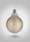Preview: Nordlux Avra Glasfliesen-Look LED Lampe E27 1,5W 2000K extra-warmweiss Bernstein Amber 1439070