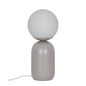 Preview: Nordlux Tischlampe Notti Hell braun E14 Ø15cm Metall 2011035018