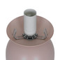 Preview: Nordlux Tischlampe Notti Staubrosa E14 Ø15cm Metall 2011035057