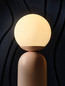 Preview: Nordlux Tischlampe Notti Staubrosa E14 Ø15cm Metall 2011035057