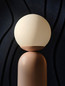 Preview: Nordlux Tischlampe Notti Staubrosa E14 Ø15cm Metall 2011035057