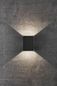 Preview: Nordlux Fold 10 LED Wandleuchte 6.6W Schwarz Außenleuchte IP54 2019041003