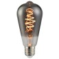 Mobile Preview: Nordlux LED Lampe Filament Deco Spiral E27 dimmbar 5W 1800K extra-warmweiss Rauchglas 2080072747