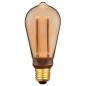 Preview: Nordlux LED Lampe Filament Deco Retro E27 dimmbar 3,5W 1800K extra-warmweiss Gold 2080082758