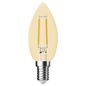 Preview: Nordlux LED Kerze Filament Deco Classic E14 dimmbar 4,8W 2500K extra-warmweiss Gold 2080091458