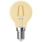 Preview: Nordlux LED Globe Filament Deco Classic E14 dimmbar 4,8W 2500K extra-warmweiss Gold 2080161458