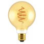 Preview: Nordlux LED Globe Filament Deco Spiral E27 dimmbar 5W 2000K extra-warmweiss Gold 2080182758
