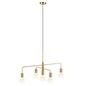Preview: Nordlux Gloom Hängelampe 5er E27 Messing 2113053035