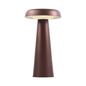 Preview: Nordlux Arcello LED Tischleuchte Außen-Tischlampe braun messing IP54 2220155061