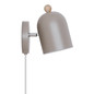 Preview: Nordlux Wandleuchte Gaston Hell braun E27 19,5cm Metall 2412671018