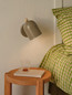 Preview: Nordlux Wandleuchte Gaston Hell braun E27 19,5cm Metall 2412671018