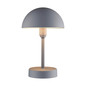 Preview: Nordlux LED Akkuleuchte Ellen To-Go Tischlampe Grau dimmbar Moodmaker 300lm 3000K warmweiß Ø16cm IP44 Aluminium 2418015010