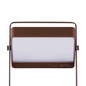Preview: Nordlux LED Akkuleuchte Saulio Solar Braun dimmbar 200lm 3000K warmweiß 23,5cm IP44 Aluminium 2418035018