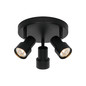 Preview: Nordlux 2512370103 Boston 3-rondel GU10 Deckenleuchte Dimmbar Schwarz