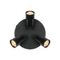Preview: Nordlux 2512370103 Boston 3-rondel GU10 Deckenleuchte Dimmbar Schwarz