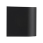 Preview: Nordlux 2518001003 Dion Single GU10 Wandleuchte Dimmbar Schwarz IP44