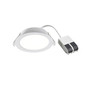 Preview: Nordlux LED Einbaustrahler Manacor 12 Weiß dimmbar 600lm 3000/4000K CCT warm-, neutralweiß 90Ra Ø12cm IP20-44 Metall 2610010001