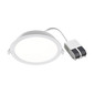 Preview: Nordlux LED Einbaustrahler Manacor 18 Weiß dimmbar 1100lm 3000/4000K CCT warm-, neutralweiß 90Ra Ø17,5cm IP20-44 Metall 2610020001