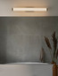 Preview: Nordlux LED Wandleuchte Virelle 50 Schwarz dimmbar 1120lm 3000/4000K CCT warm-, neutralweiß 90Ra 50cm IP44 Metall 2610241003