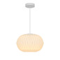 Preview: Nordlux Pendelleuchte Aviana Opalweiß E27 dimmbar Ø30cm Glas 2612303001