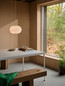 Preview: Nordlux Pendelleuchte Aviana Opalweiß E27 dimmbar Ø30cm Glas 2612303001