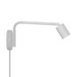 Preview: Nordlux Wandleuchte Explore Long Weiß GU10 12cm Metall 2612481001