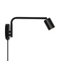 Preview: Nordlux Wandleuchte Explore Long Schwarz GU10 12cm Metall 2612481003